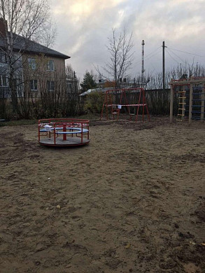 В Кукарино установили новую детскую площадку